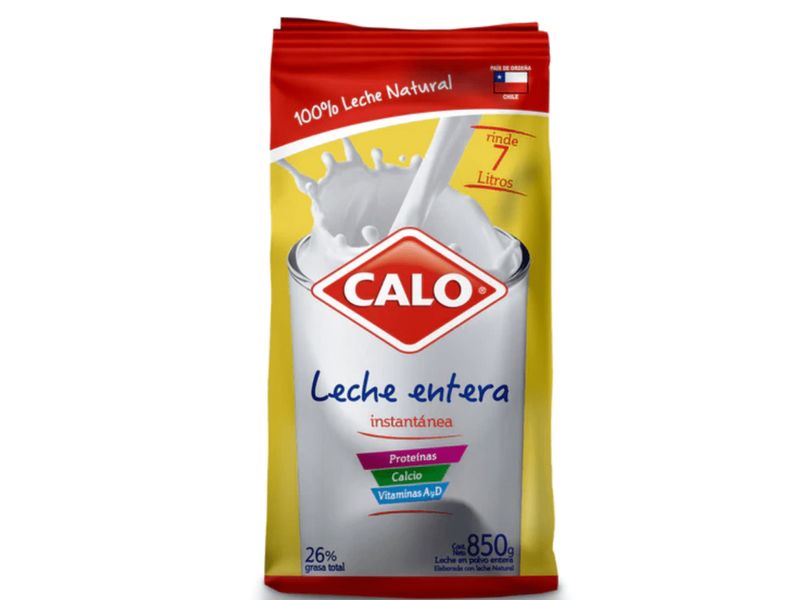 Leche en Polvo Calo Instantánea Entera 850 g