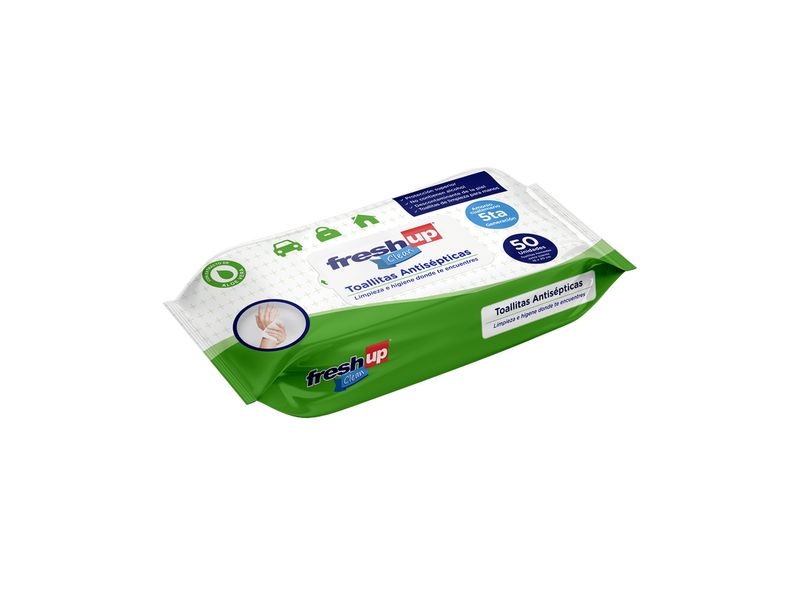 Toallas Antisépticas Fresh Up de 50 Unidades
