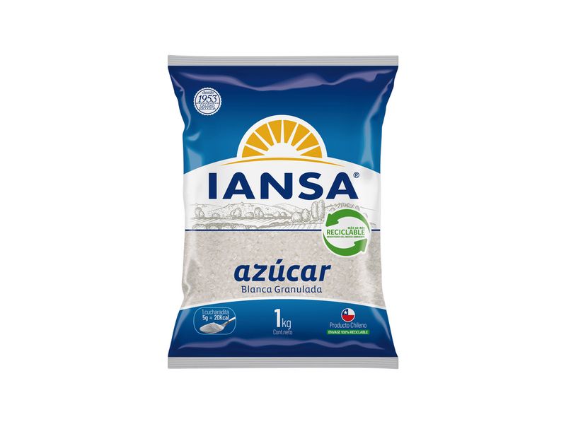 Azúcar Iansa Blanca 1 Kg