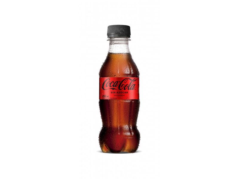Bebida Coca-Cola Sin Azúcar Botella 250 Ml