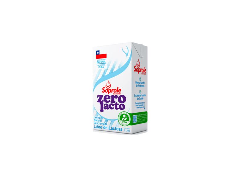 Leche Líquida Soprole Zero Lacto Descremada 1 L