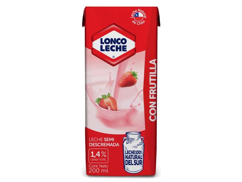 Leche Líquida Loncoleche Frutilla 200 ml