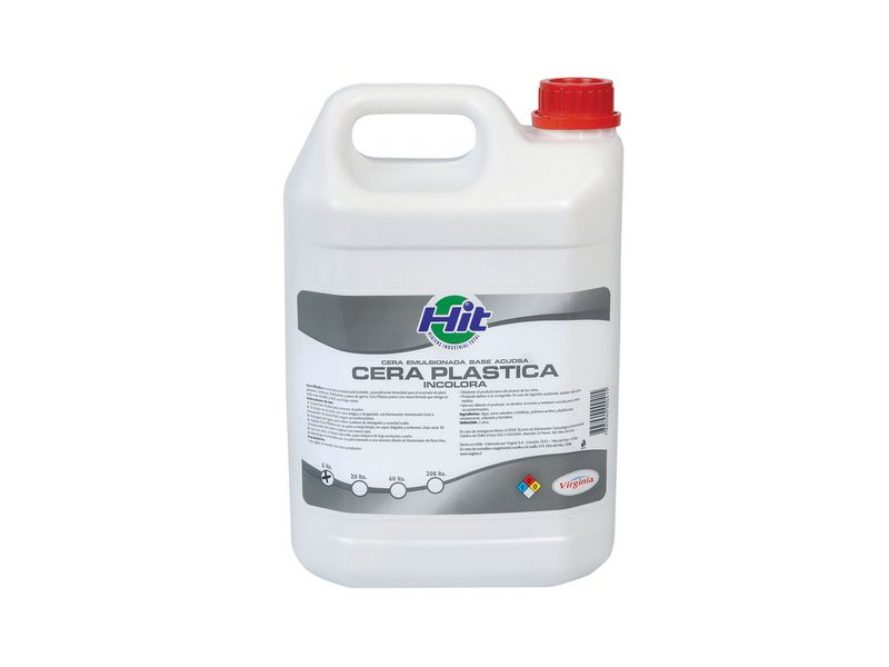 Cera Líquida Virginia Hit Plástica Incoloro 5 L