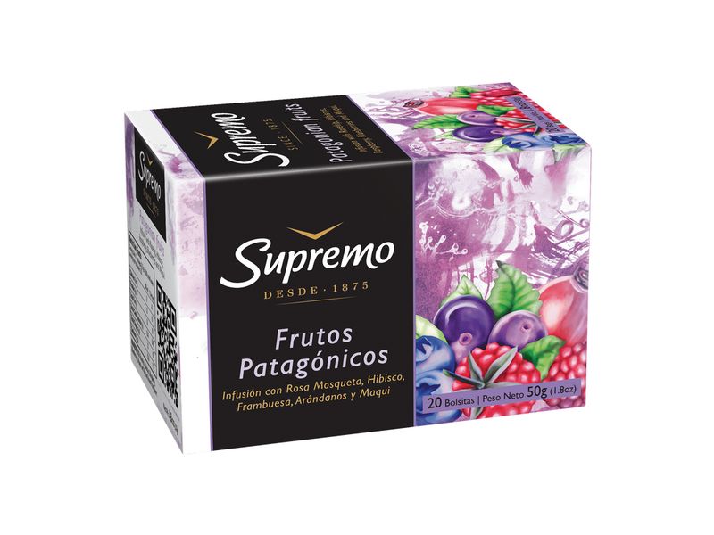 Hierbas Supremo Frutos Patagónicos 20 Bolsitas