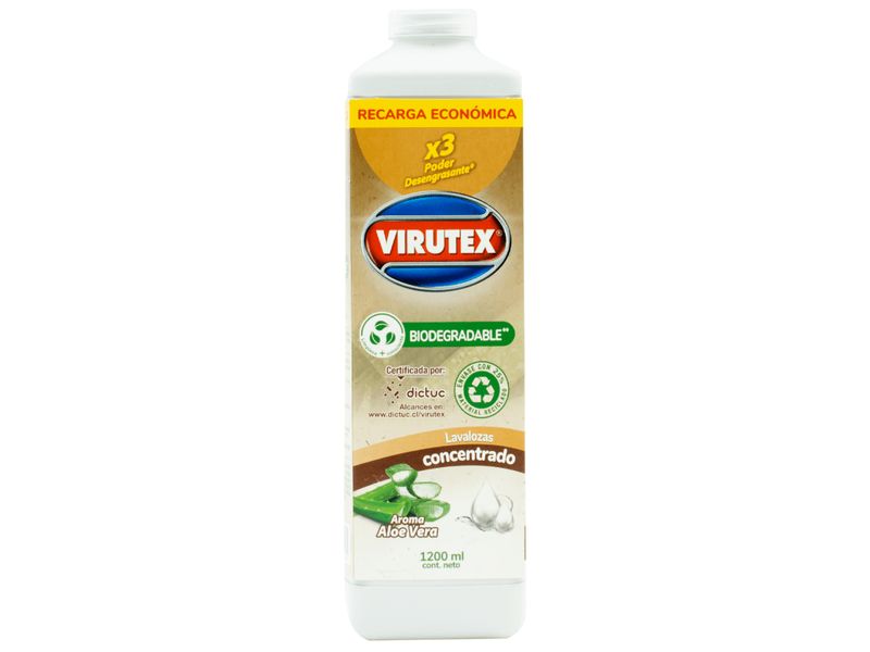 Lavalozas Virutex Biodegradable Aloe Vera 1.2 l