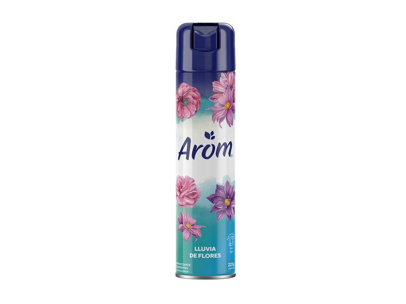 Desodorante Ambiental Arom Aerosol Lluvia de Flores 225 g