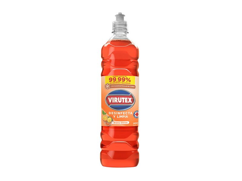 Limpiador Piso Desinfectante Virutex Cítrico 900 ml