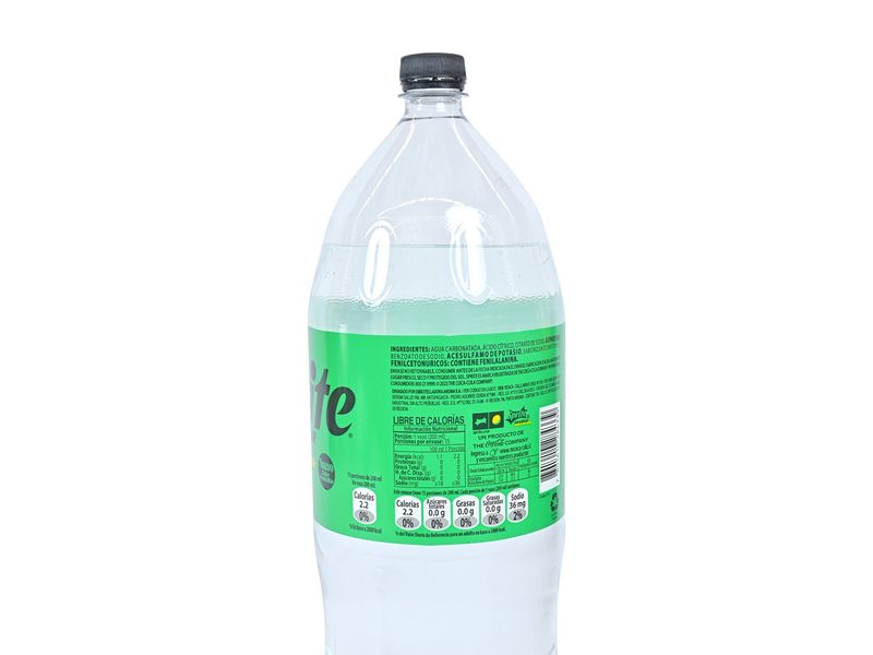 Bebida Sprite Sin Azúcar Botella 3 L