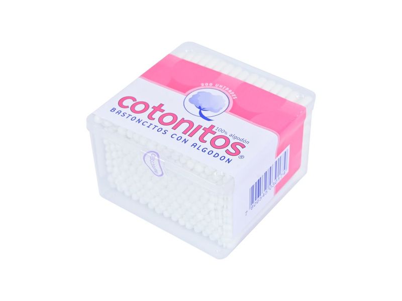 Algodón en Varitas Lastrade Blanco Caja 200 Varitas