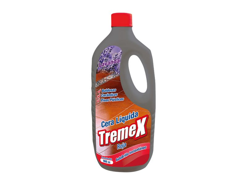 Cera Líquida Tremex Auto Brillo 900 ml Rojo