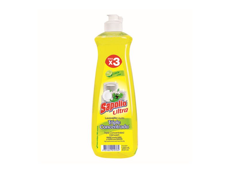 Lavaloza Líquido Sapolio Limón 1.2 L