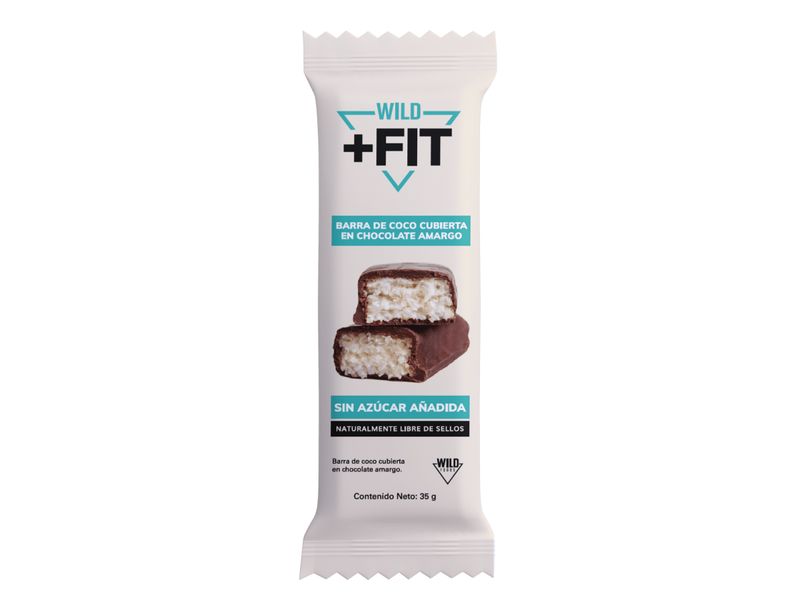 Barra Proteína Wild +Fit Chocolate Coco 35 G