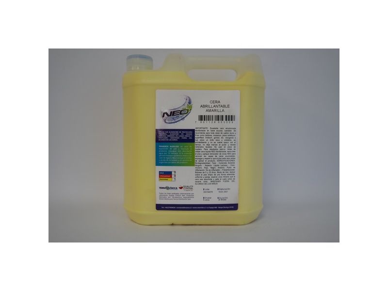 Cera Líquida Neo Abrillantable Amarilla 5 l