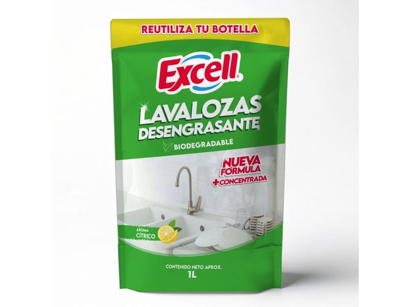 Lavalozas Excell Desengrasante Doypack 1 l