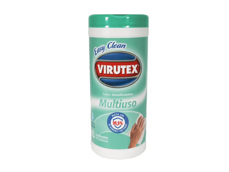 Toalla Desinfectante Virutex Fresh Pote de 35 Unidades