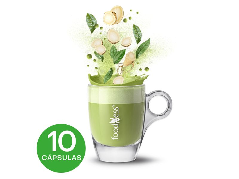 Cápsula Tipo Dolce Gusto Foodness Té Matcha 10 Unidades