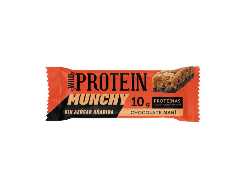 Barra Proteína Wild Protein Munchy Chocolate Maní 30 G