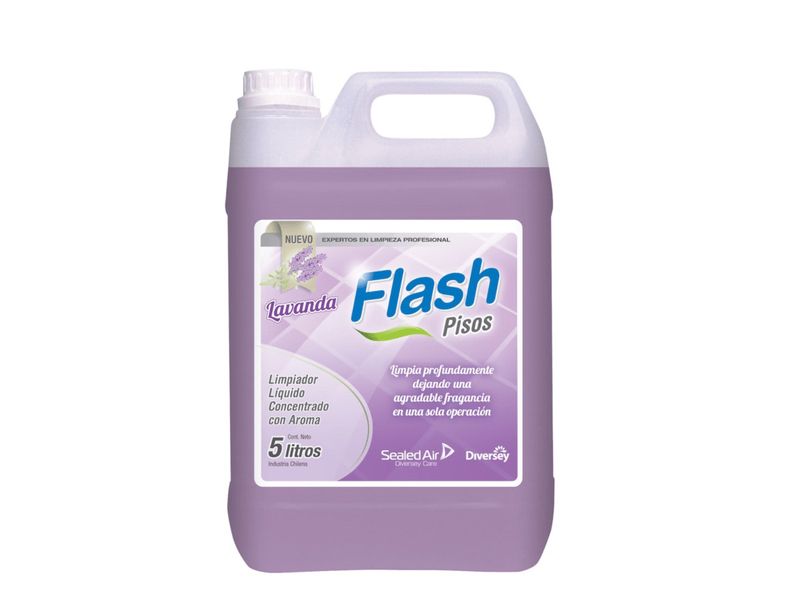 Limpiador Piso Diversey Flash Lavanda 5 L