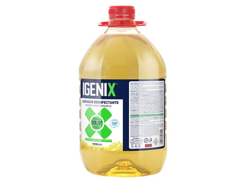 Limpiador Desinfectante Igenix Vainilla con Amonio Cuaternario 5 l
