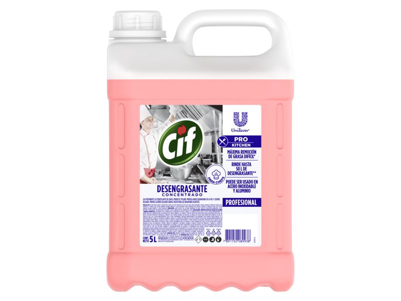 Limpiador Anti Grasa Cif Concentrado 5 l