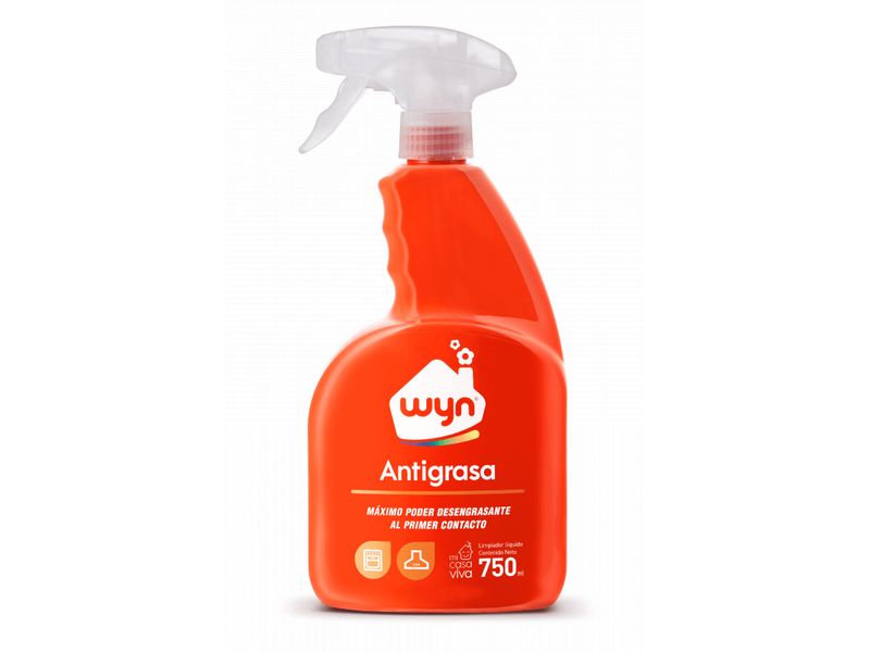 Limpiador Antigrasa Wyn 750 ml