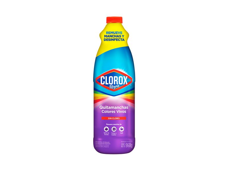 Cloro Clorox Colores Vivos 960 ml