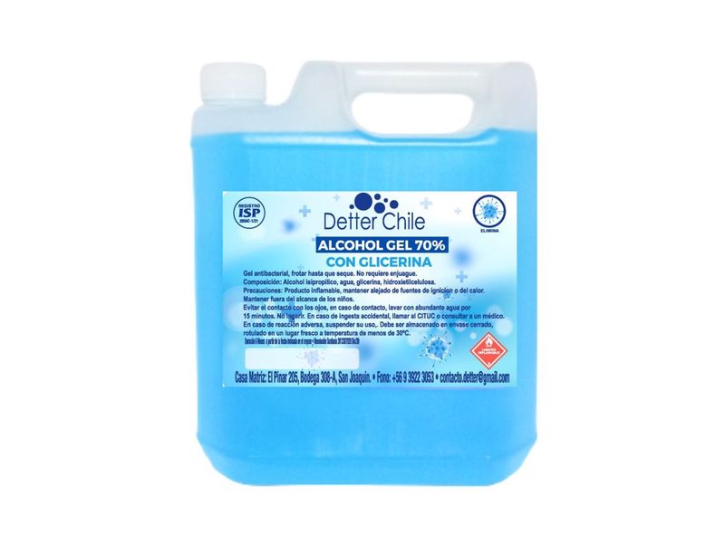 Alcohol Gel Detter 70% 5 L