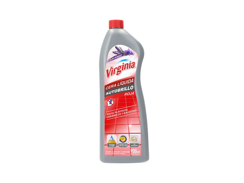 Cera Líquida Virginia Autobrillo Rojo 900 ml