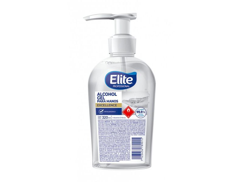 Alcohol Gel Elite 320 ml