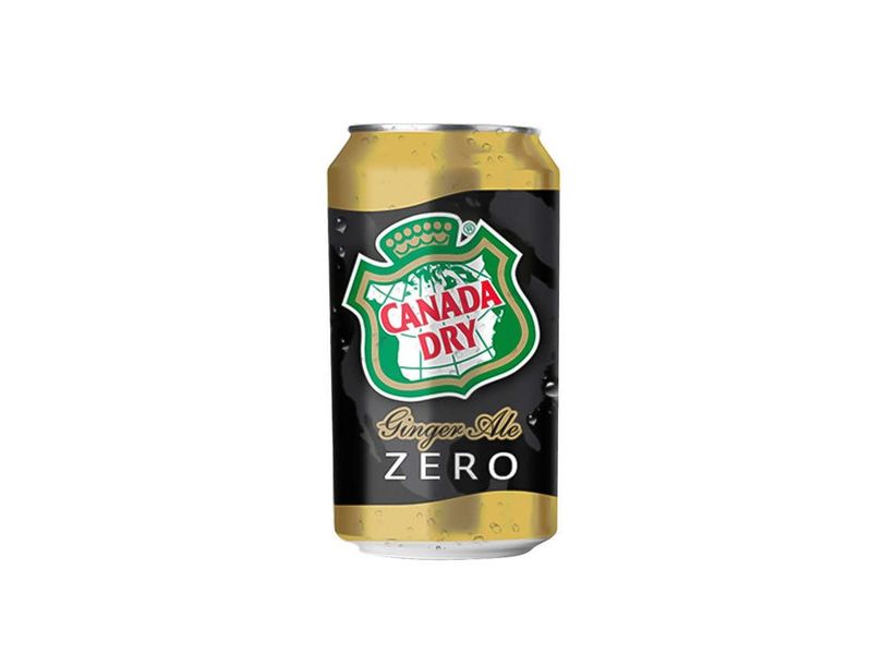 Bebida gaseosa Canada Dry ginger Ale Zero Lata 350 ml
