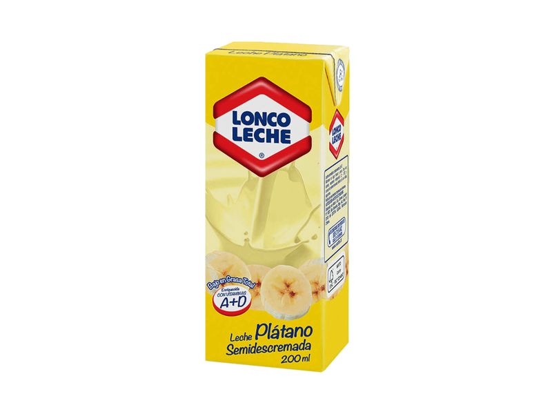 Leche Líquida Loncoleche Plátano 200 ml