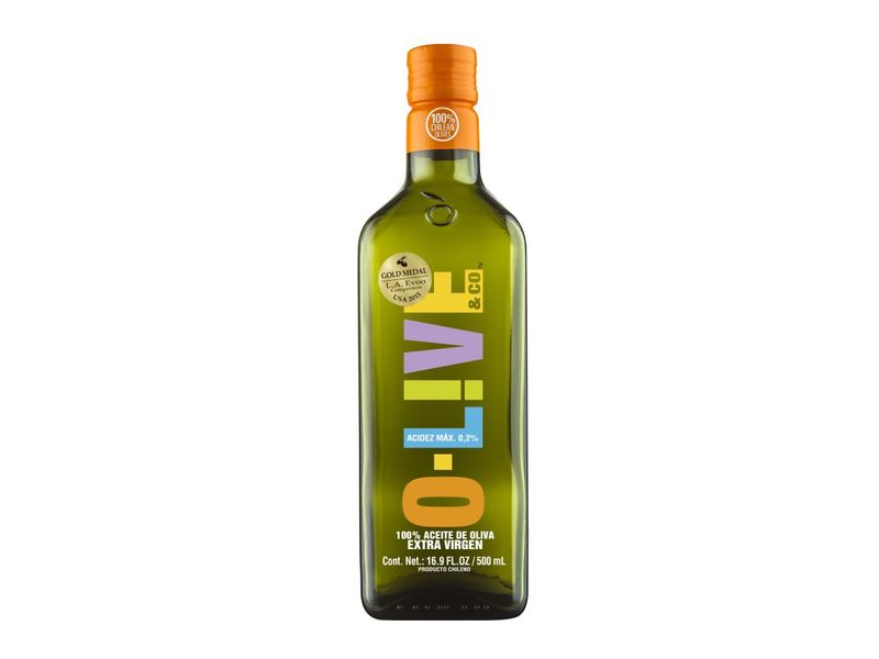 Aceite de Oliva O-Live & Co Extra Virgen Original 500 ml