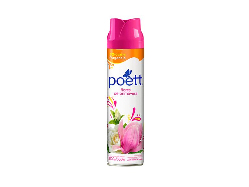 Desodorante Ambiental Poett Aerosol Flores de Primavera 360 ml
